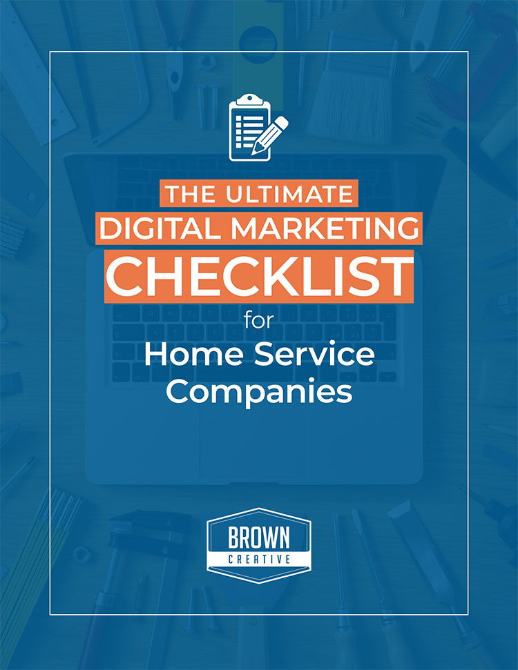 digital marketing checklist for home service companies